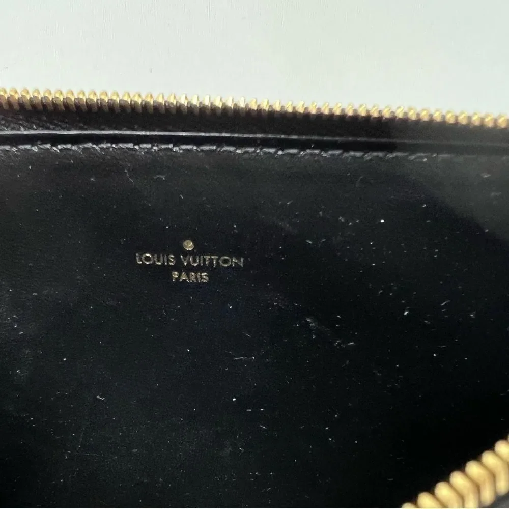 Louis Vuitton Black Monogram Empreinte Felicie Inserts Black Very Good Conditio